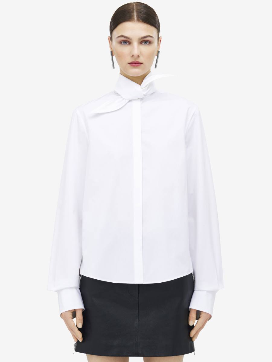 ALEXANDER MCQUEEN - Exploded Collar Shirt - Item 839069QAABT9000